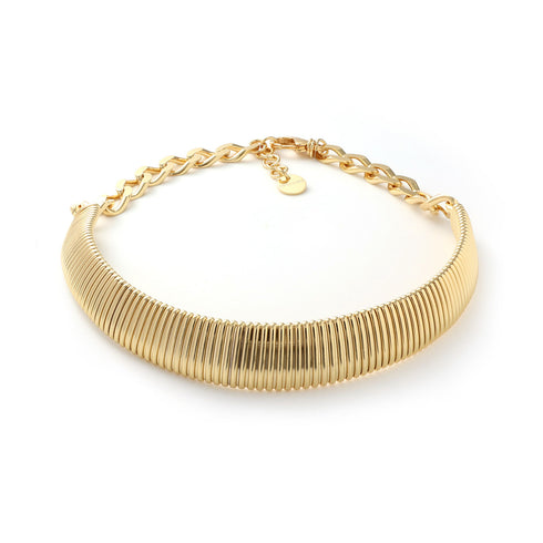 COLLANA TUBOGAS DORATA 2556